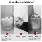 15L Modern Odour-Sealing Trash Can with Elevated Legs | Stylish Waste Bin for Kitchen, Living & Bathroom