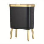 15L Modern Odour-Sealing Trash Can with Elevated Legs | Stylish Waste Bin for Kitchen, Living & Bathroom