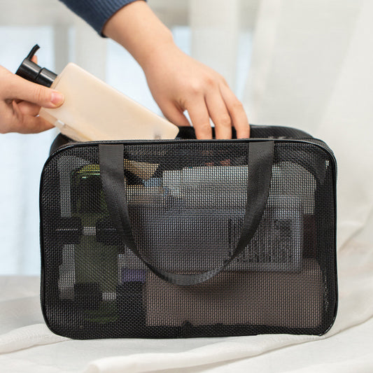 Portable Mesh Toiletry Bag