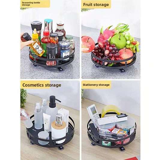 Rotating Kitchen Seasoning Storage Rack